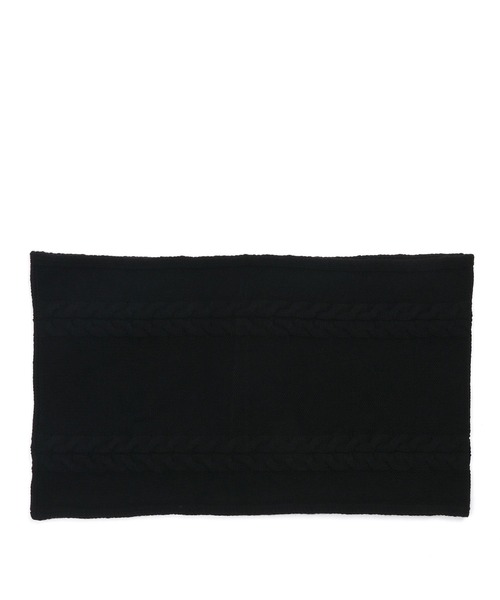 Paul Smith COLLECTION（ポールスミスコレクション）の「ケーブルニット スヌード / 214562 FS（マフラー・メンズ・ブラック・FREE）」の2枚目の写真