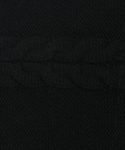 Paul Smith COLLECTION（ポールスミスコレクション）の「ケーブルニット スヌード / 214562 FS（マフラー・メンズ・ブラック・FREE）」の3枚目の写真