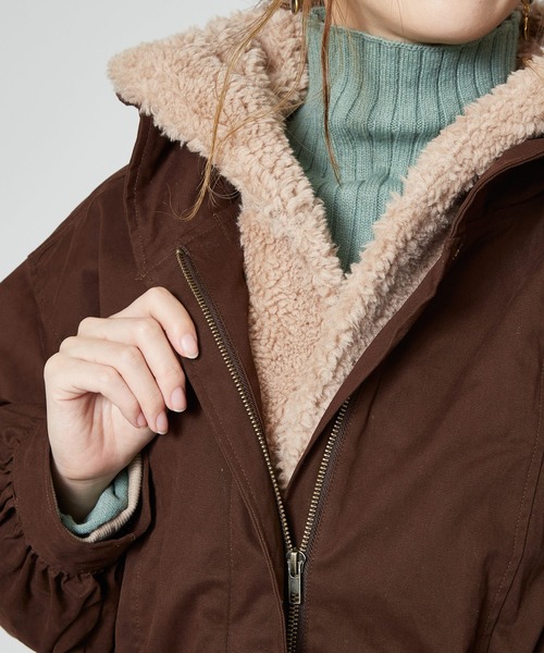 チャイハネ（チャイハネ）の「【チャイハネ】ジプシーモアコート（モッズコート・レディース・ベージュ/ネイビー/ブラウン・FREE）」の20枚目の写真