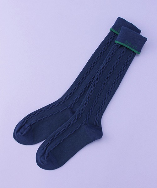 by LOVEiT（バイラビット）の「折り返しハイソックス【日本製】（ソックス/靴下・キッズ・ブラック/ネイビー/グレー・LL/S/M/L）」の3枚目の写真