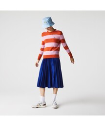 ☆最終セール☆ラコステ＊ジャージプリントロングスカート LACOSTE（ラコステ）の「ジャージプリーツロングスカート