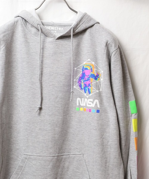 NASA(ナサ)の「【NASA】SWEAT PULLPARKA(パーカー・メンズ・ブラック/グレー・MEDIUM/LARGE/X-LARGE)」の1枚目の写真