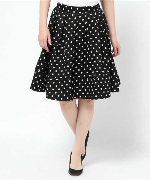 Chico（チコ）の「グログランミモレSK（スカート・レディース・レッド/ブラック系その他/ベージュ・FREE）」の15枚目の写真