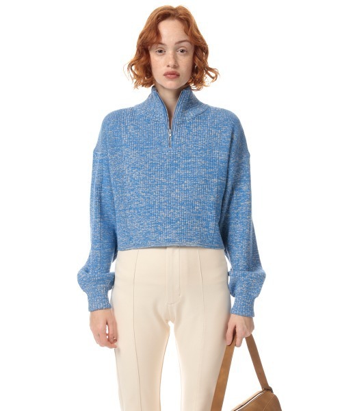 SLY（スライ）の「FRONT FASTENER H/N TOPS/フロントファスナー