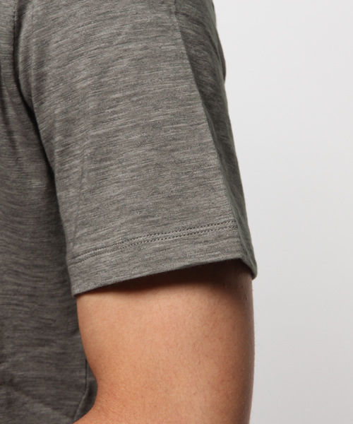 KATHARINE HAMNETT LONDON (キャサリンハムネットロンドン)の「HEATHER V-NECK T-SHIRT / ヘザーブイネックTシャツ(Tシャツ/カットソー・メンズ・ブラック/ホワイト/グレー/オレンジ系その他・SMALL/LARGE/XL/MEDIUM)」の12枚目の写真