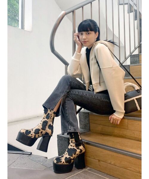 セール】サイドゴアタンクブーツ(ブーツ)|EMODA(エモダ)の セール】サイドゴアタンクブーツ(ブーツ)|EMODA(エモダ)の