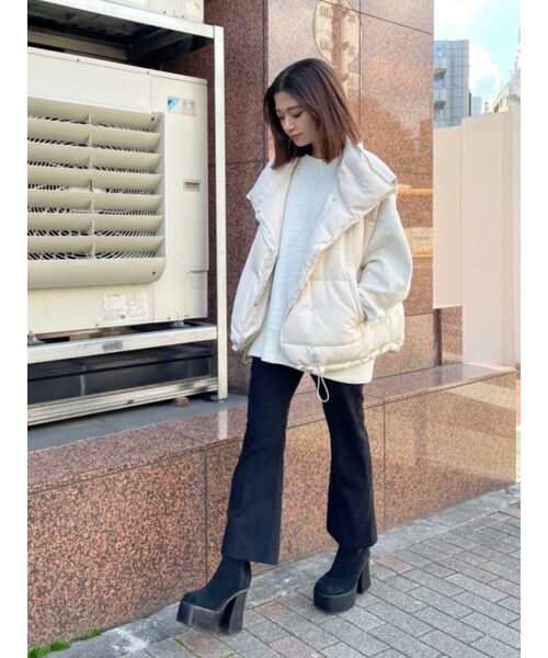 EMODA（エモダ）の「サイドゴアタンクブーツ（ブーツ・レディース・ブラック/その他・SMALL/MEDIUM/LARGE）」の14枚目の写真