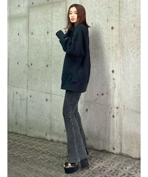 EMODA（エモダ）の「サイドゴアタンクブーツ（ブーツ・レディース・ブラック/その他・SMALL/MEDIUM/LARGE）」の13枚目の写真