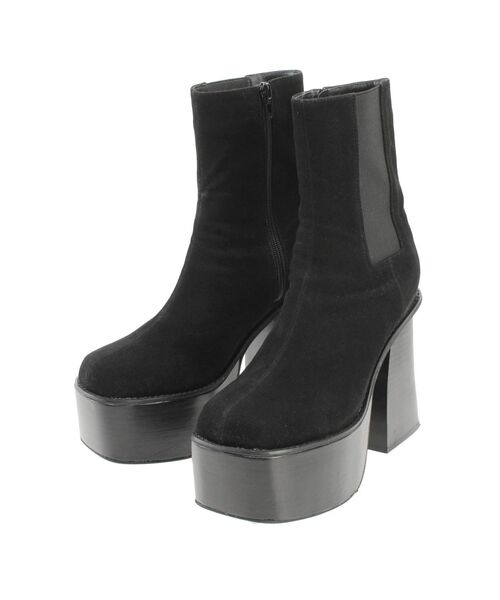 EMODA（エモダ）の「サイドゴアタンクブーツ（ブーツ・レディース・ブラック/その他・SMALL/MEDIUM/LARGE）」の8枚目の写真