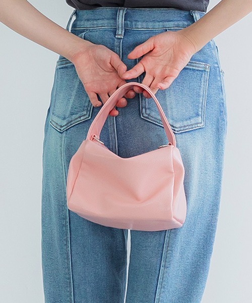 coca（coca）（コカ）の「＼新色登場／エアー軽スクエアバック（ハンドバッグ・レディース・ライトブルー/ブラック/イエロー/ピンク/ホワイト/シルバー・ONE SIZE）」の5枚目の写真