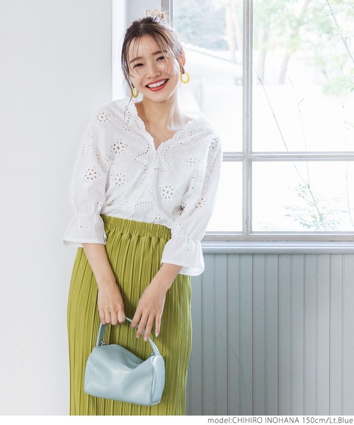 coca（coca）（コカ）の「＼新色登場／エアー軽スクエアバック（ハンドバッグ・レディース・ライトブルー/ブラック/イエロー/ピンク/ホワイト/シルバー・ONE SIZE）」の20枚目の写真