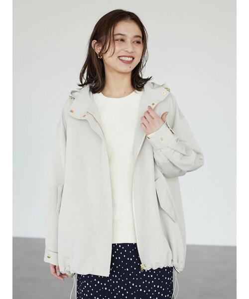 Green　Parks（グリーンパークス）の「【花粉防止】 Aラインミドル丈マンパ（マウンテンパーカー・レディース・ベージュ/ネイビー/その他8・FREE）」の15枚目の写真