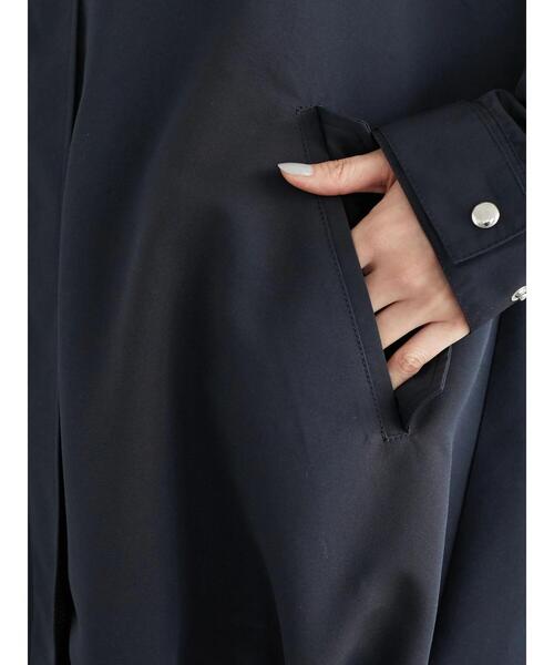 Green　Parks（グリーンパークス）の「【花粉防止】 Aラインミドル丈マンパ（マウンテンパーカー・レディース・ベージュ/ネイビー/その他8・FREE）」の10枚目の写真