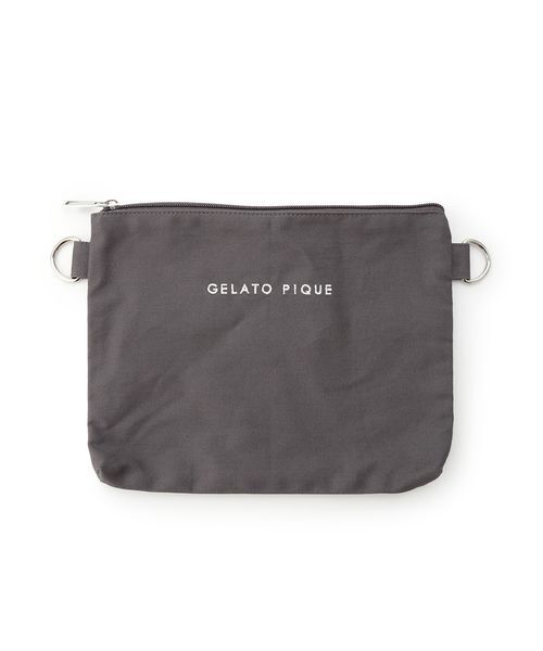 gelato pique(ジェラートピケ)の「ママバッグ+ショルダーポーチセット(マザーズバッグ・レディース・チャコールグレー/ライトグレー・FREE)」の15枚目の写真