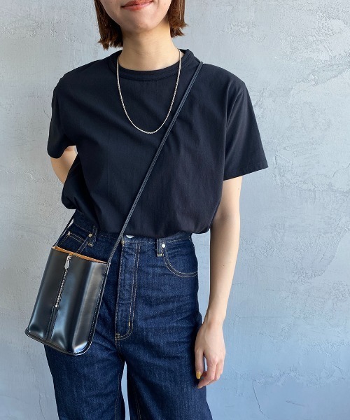 THE SHINZONE（ザ　シンゾーン）の「[THE SHINZONE/ザ シンゾーン] ショートスリーブ 2PパックTシャツ（Tシャツ/カットソー・レディース・ブラック/ネイビー・F）」の15枚目の写真