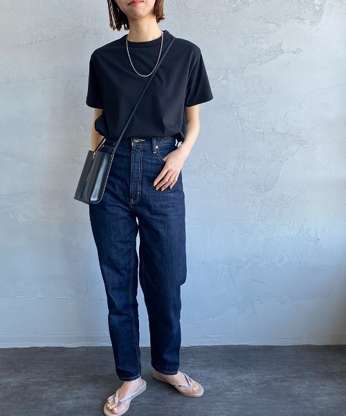 THE SHINZONE（ザ　シンゾーン）の「[THE SHINZONE/ザ シンゾーン] ショートスリーブ 2PパックTシャツ（Tシャツ/カットソー・レディース・ブラック/ネイビー・F）」の17枚目の写真