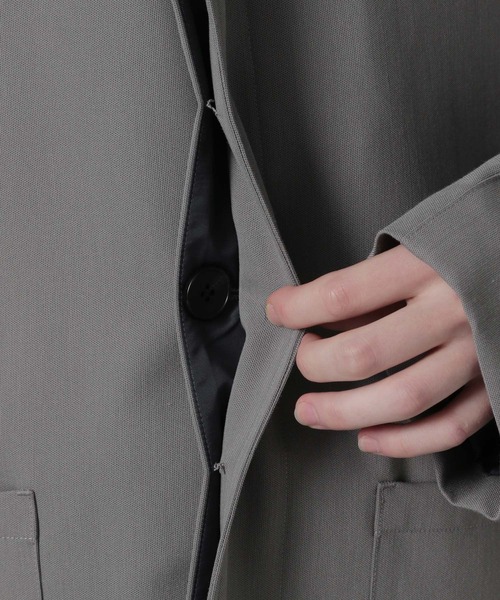 HARE（ハレ）の「チュニックBIGポケットブルゾン(HARE)（ブルゾン・メンズ・グレー/ブラック・SMALL/MEDIUM）」の16枚目の写真