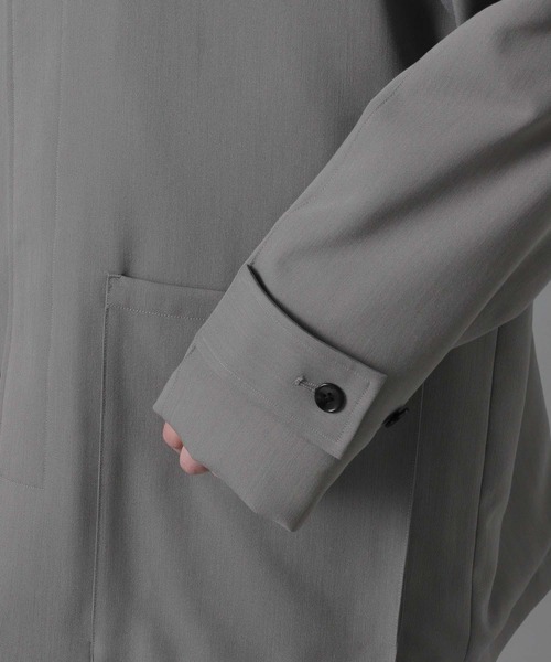 HARE（ハレ）の「チュニックBIGポケットブルゾン(HARE)（ブルゾン・メンズ・グレー/ブラック・SMALL/MEDIUM）」の18枚目の写真