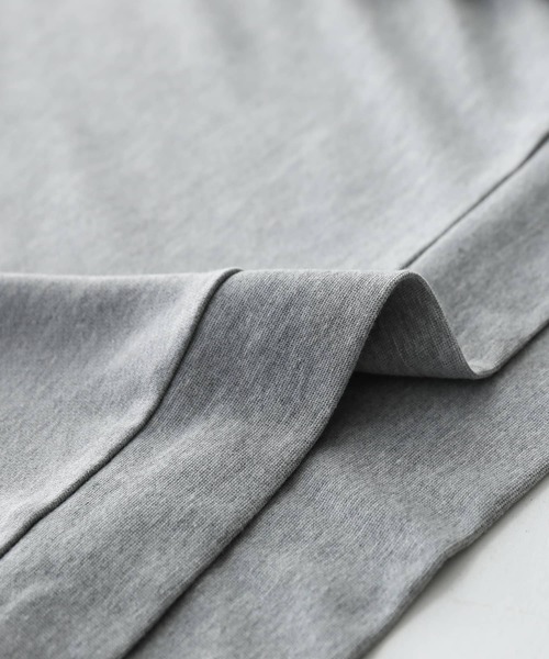 osharewalker（オシャレウォーカー）の「『ストライプドッキングぽわん袖スウェット』（スウェット・レディース・ブラック/ミント/杢グレー・FREE）」の19枚目の写真