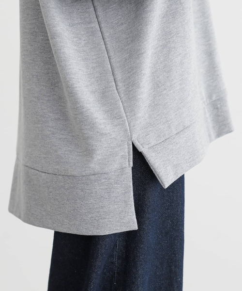 osharewalker（オシャレウォーカー）の「『ストライプドッキングぽわん袖スウェット』（スウェット・レディース・ブラック/ミント/杢グレー・FREE）」の18枚目の写真