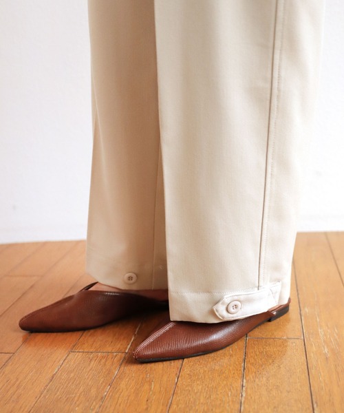 andme(アンドミー)の「ツイル2wayカーゴパンツ(カーゴパンツ・レディース・ブラック/ネイビー/ダークカーキ/キナリ・M/L)」の11枚目の写真