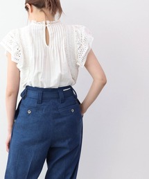 値下Sea New York シーニューヨーク フリルスリーブ コットンブラウス 値下Sea New York シーニューヨーク フリルスリーブ コットンブラウス