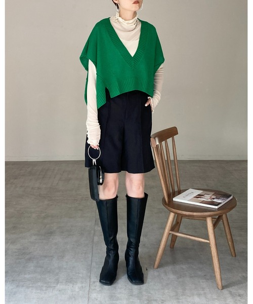 【新品未使用】CLOVE ショートニットベスト 新品未使用】CLOVE ショートニットベスト - メルカリ