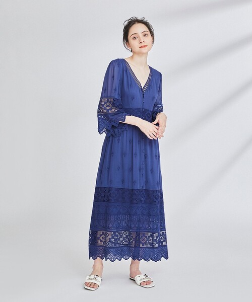 GRACE CONTINENTAL（グレースコンチネンタル）の「レース刺繍  