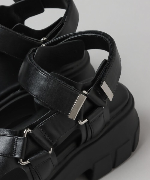 HARE（ハレ）の「トラックソールサンダル(HARE)（サンダル・レディース・ブラック/ガンメタ・MEDIUM/LARGE）」の16枚目の写真