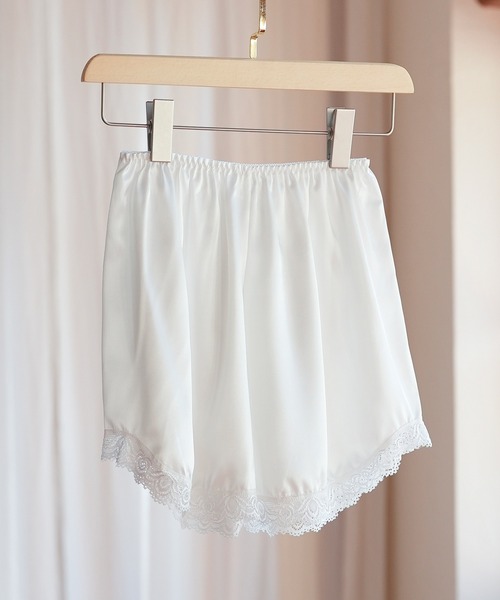 SAISON DE PAPILLON（セゾンドパピヨン）の「インナーペチパンツ（インナーウェア/肌着・レディース・ホワイト/ブラック・フリー）」の6枚目の写真