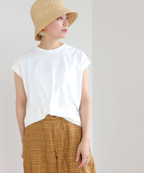 BEAMS BOY(ビームスボーイ)の「SCREEN STARS × BEAMS BOY / 別注 ピグメント ノースリーブ Tシャツ 22SS(Tシャツ/カットソー・レディース・ホワイト/ブラック/バイオレット/フューシャピンク・FREE)」の9枚目の写真