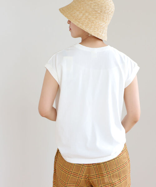 BEAMS BOY(ビームスボーイ)の「SCREEN STARS × BEAMS BOY / 別注 ピグメント ノースリーブ Tシャツ 22SS(Tシャツ/カットソー・レディース・ホワイト/ブラック/バイオレット/フューシャピンク・FREE)」の10枚目の写真