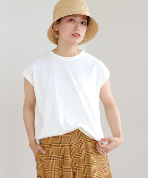 BEAMS BOY(ビームスボーイ)の「SCREEN STARS × BEAMS BOY / 別注 ピグメント ノースリーブ Tシャツ 22SS(Tシャツ/カットソー・レディース・ホワイト/ブラック/バイオレット/フューシャピンク・FREE)」の11枚目の写真