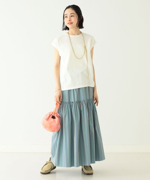 BEAMS BOY(ビームスボーイ)の「SCREEN STARS × BEAMS BOY / 別注 ピグメント ノースリーブ Tシャツ 22SS(Tシャツ/カットソー・レディース・ホワイト/ブラック/バイオレット/フューシャピンク・FREE)」の15枚目の写真