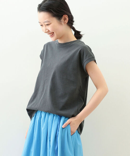 BEAMS BOY(ビームスボーイ)の「SCREEN STARS × BEAMS BOY / 別注 ピグメント ノースリーブ Tシャツ 22SS(Tシャツ/カットソー・レディース・ホワイト/ブラック/バイオレット/フューシャピンク・FREE)」の19枚目の写真