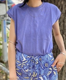 BEAMS BOY | SCREEN STARS × BEAMS BOY / 別注 ピグメント ノースリーブ Tシャツ 22SS(Tシャツ/カットソー)