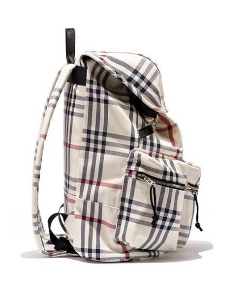 ROMANTIC CROWN（ロマンティッククラウン）の「ROMANTIC CROWN/ロマンティッククラウン/RMTCRW CHECK BACKPACK/バックパック（バックパック/リュック・レディース・オートミール・FREE）」の7枚目の写真
