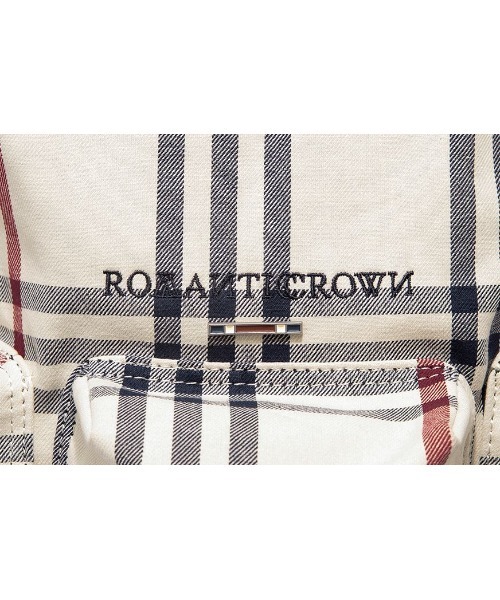 ROMANTIC CROWN（ロマンティッククラウン）の「ROMANTIC CROWN/ロマンティッククラウン/RMTCRW CHECK BACKPACK/バックパック（バックパック/リュック・レディース・オートミール・FREE）」の10枚目の写真