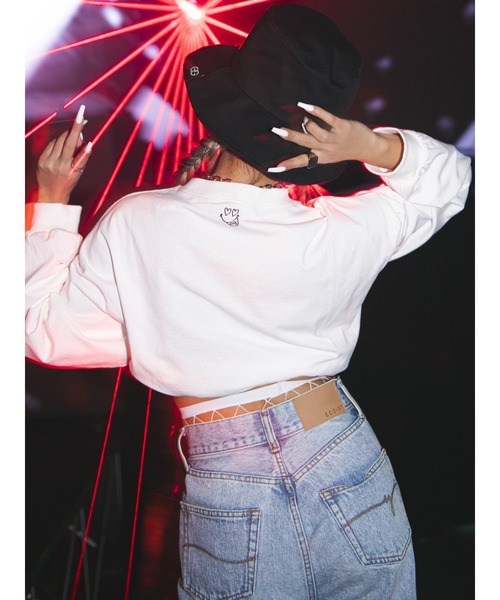 EGOIST（エゴイスト）の「ピスネーム付バケットハット（ハット・レディース・ブラック・FREE）」の10枚目の写真