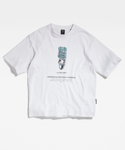 G-STAR（ジースター）の「ARCHIVE PRINT BOXY T-SHIRT/グラフィックT（Tシャツ/カットソー・メンズ・ホワイト/ホワイト系その他/ホワイト系その他2・SMALL/MEDIUM/LARGE/X-SMALL/X-LARGE）」の17枚目の写真