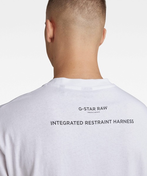 G-STAR（ジースター）の「ARCHIVE PRINT BOXY T-SHIRT/グラフィックT（Tシャツ/カットソー・メンズ・ホワイト/ホワイト系その他/ホワイト系その他2・SMALL/MEDIUM/LARGE/X-SMALL/X-LARGE）」の10枚目の写真