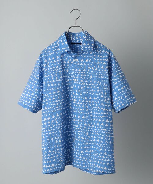 SHIPS(シップス)の「SHIPS: シワ加工 モチーフ レギュラーカラーシャツ S/S(シャツ/ブラウス・メンズ・ライトグレー/ライトブルー/ネイビー・SMALL/MEDIUM/LARGE/X-LARGE)」の12枚目の写真