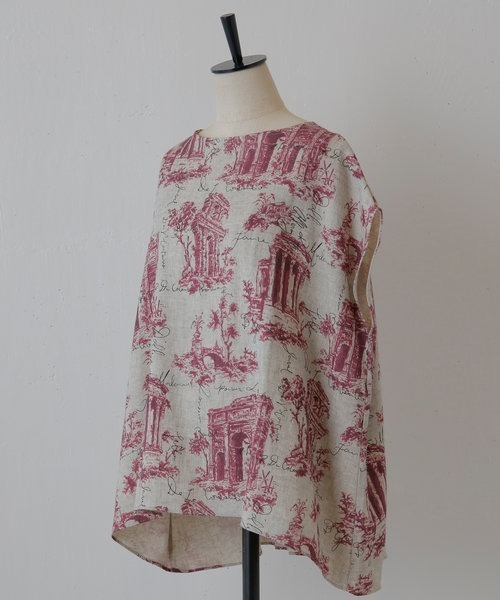 BEARDSLEY（ビアズリー）の「アンティークプリントブラウス（シャツ/ブラウス・レディース・ベージュ/グレー・FREE）」の15枚目の写真