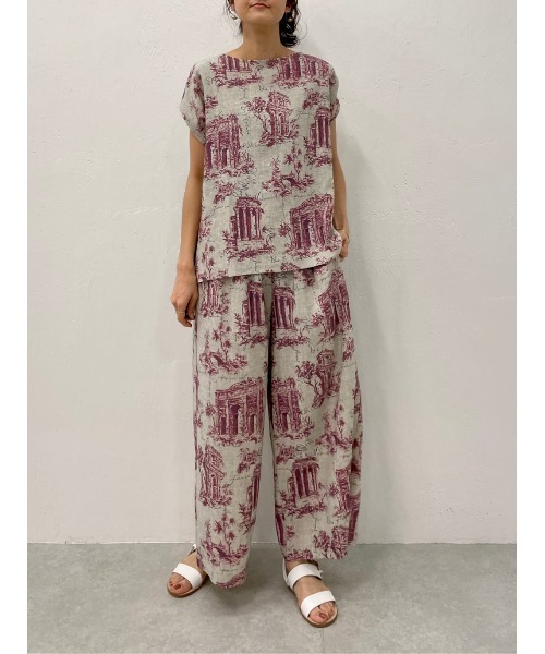 BEARDSLEY（ビアズリー）の「アンティークプリントブラウス（シャツ/ブラウス・レディース・ベージュ/グレー・FREE）」の12枚目の写真