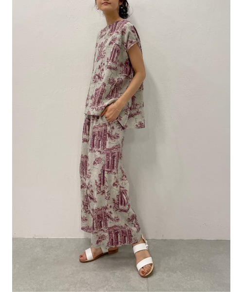 BEARDSLEY（ビアズリー）の「アンティークプリントブラウス（シャツ/ブラウス・レディース・ベージュ/グレー・FREE）」の13枚目の写真