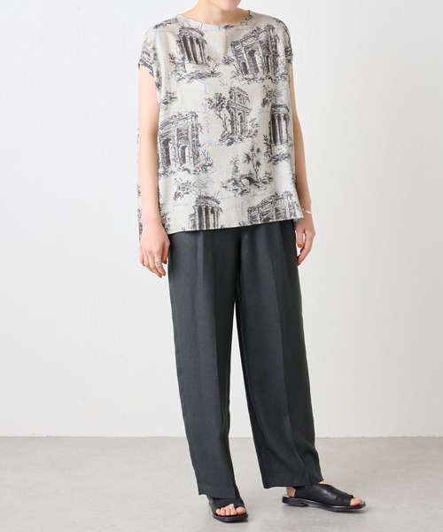 BEARDSLEY（ビアズリー）の「アンティークプリントブラウス（シャツ/ブラウス・レディース・ベージュ/グレー・FREE）」の17枚目の写真