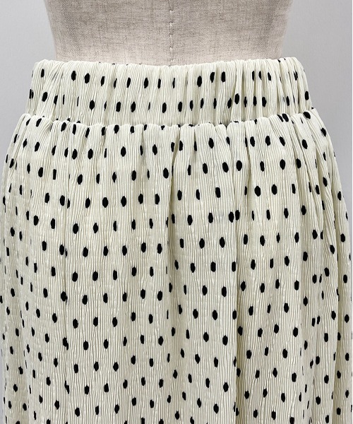 PICCIN（ピッチン）の「ドット楊柳プリントスカート（スカート・レディース・ブラック/オフホワイト・M/L）」の20枚目の写真
