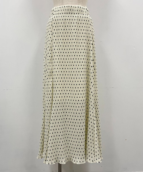 PICCIN（ピッチン）の「ドット楊柳プリントスカート（スカート・レディース・ブラック/オフホワイト・M/L）」の14枚目の写真