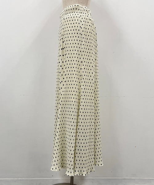 PICCIN（ピッチン）の「ドット楊柳プリントスカート（スカート・レディース・ブラック/オフホワイト・M/L）」の13枚目の写真