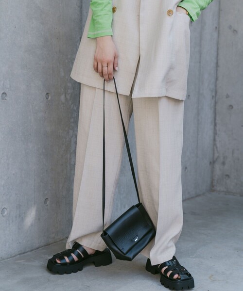 FREAK'S STORE（フリークスストア）の「リネンライクベストセットアップ（セットアップ・レディース・オフホワイト/オレンジ/グリーン・SMALL/MEDIUM/X-SMALL）」の13枚目の写真